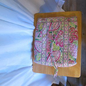 Vera Bradley Drawstring Backsack Retired Print Pinwheel Pink